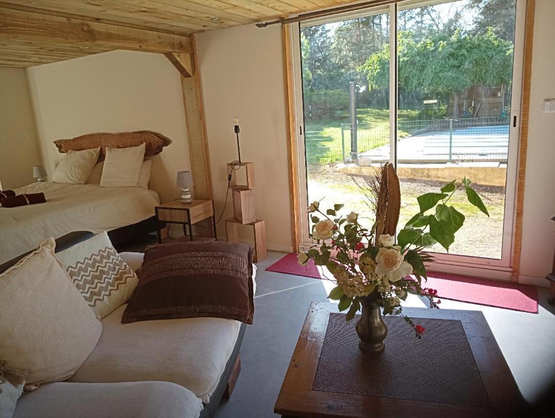 La Canette De Phil - Chambre D'Hotes, Independante - Vue Sur Piscine Samatan Bagian luar foto